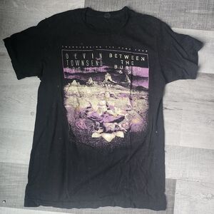 Hanes Black and Purple Graphic Tee